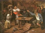 Card Players Quarreling